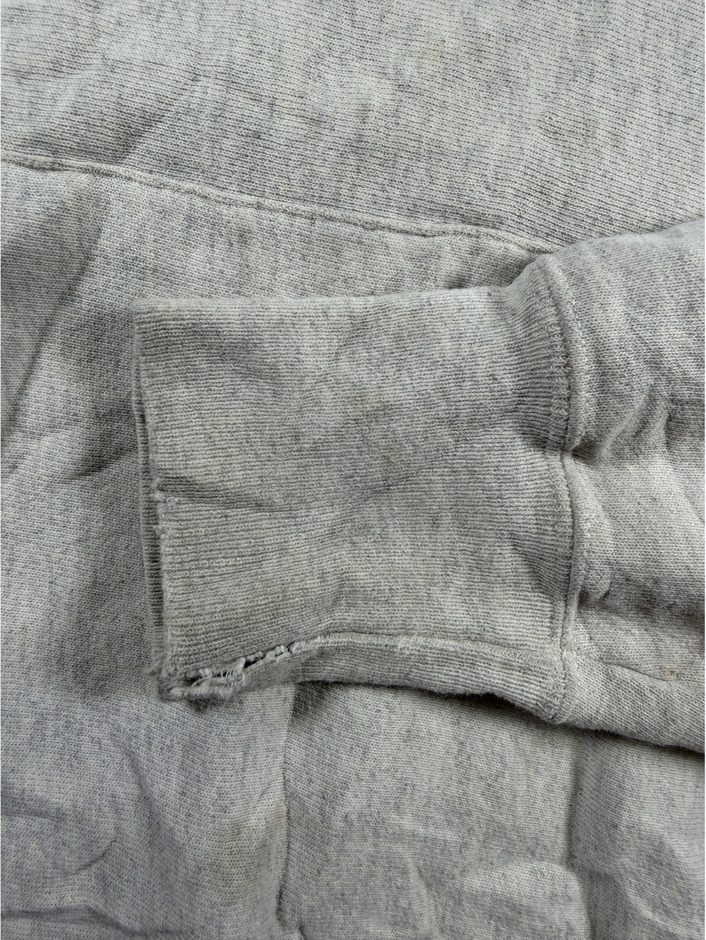 Vail Light Gray Pullover Hoodie with Front Pocket and Logo Size Small - Picture 8 of 12